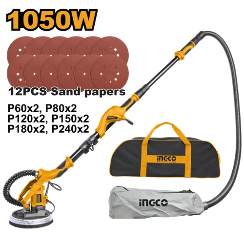INGCO Шлифмашина для стен SUPER INDUSTRIAL 1050 Вт
