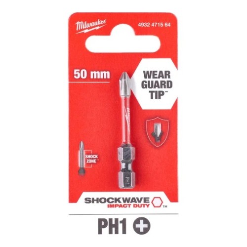 MILWAUKEE Насадка SHOCKWAVE PH1 50 мм 1 шт