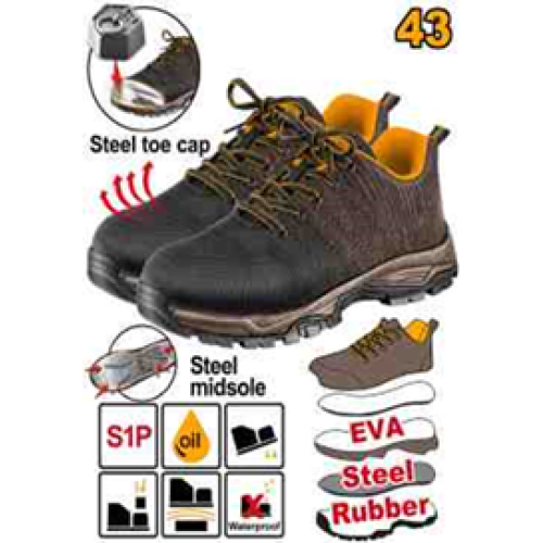 INGCO Кроссовки с защитным носком размер 43 Super INGCO S1P EVA/rubber