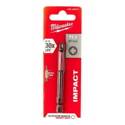 MILWAUKEE Насадка SHOCKWAVE PZ2 90 мм 1 шт